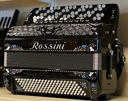 Rossini Pro120 Chr, 120 bas/4 korig musette (consignatie)